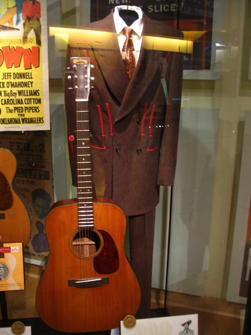 Hank Williams Suit and Guitar, Country Music Hall of Fame and Museum, 222 5th Avenue South, Nashville, Tennessee