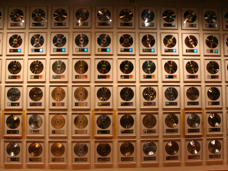 Gold Records, Country Music Hall of Fame and Museum, 222 5th Avenue South, Nashville, Tennessee