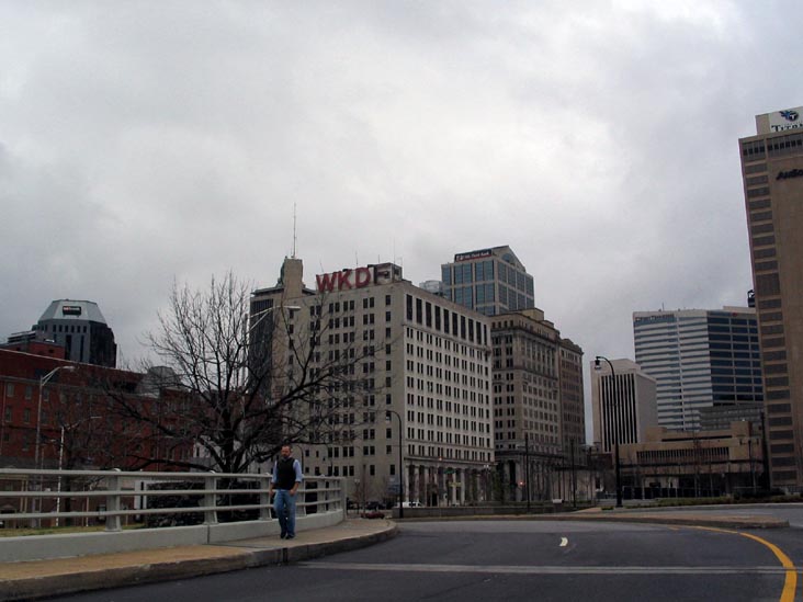 Downtown Nashville From Woodland Street Bridge, Nashville, Tennessee