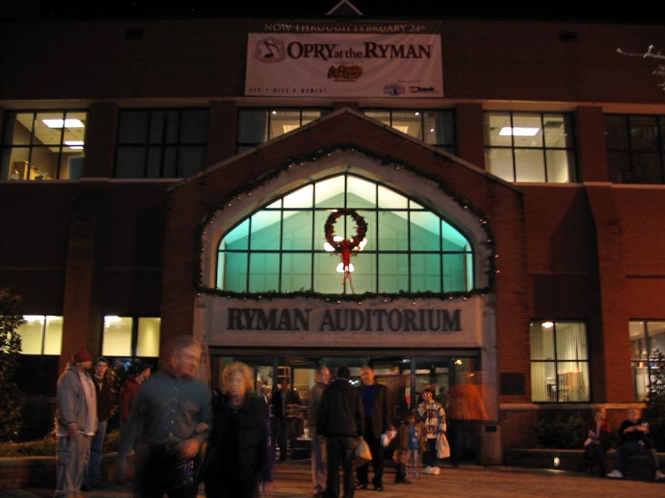Ryman Auditorium, 4th Avenue Entrance, Nashville, Tennessee