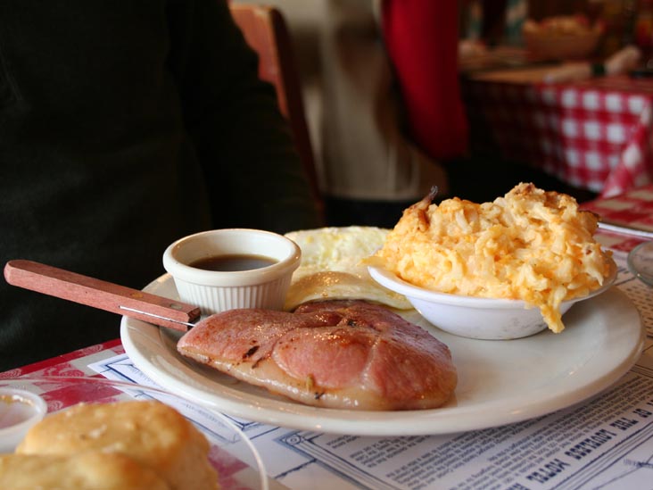 Country Ham Breakfast, Loveless Cafe, 8400 Highway 100, Nashville, Tennessee