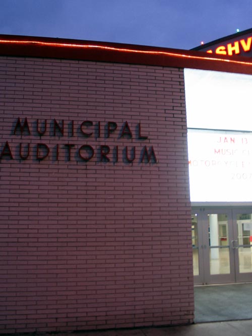 Nashville Municipal Auditorium, 417 4th Avenue North, Nashville, Tennessee