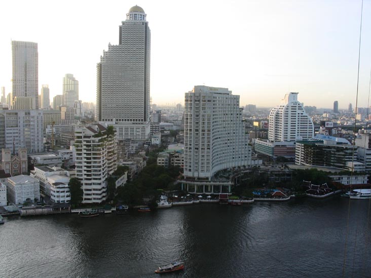 Bangkok Skyline from the Peninsula Hotel, Late Afternoon