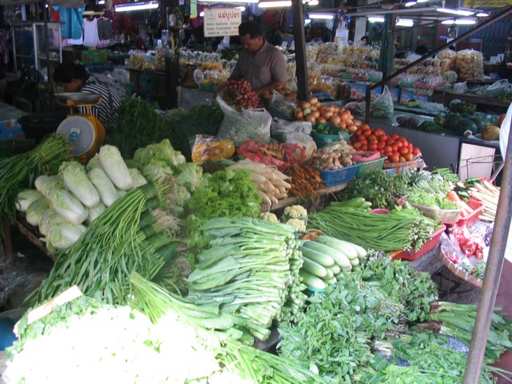 Vegetables, Market, Chiang Mai Thai Cookery School, Chiang Mai, Thailand