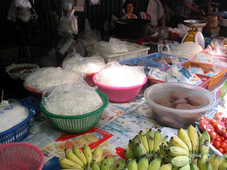 Noodles, Market, Chiang Mai Thai Cookery School, Chiang Mai, Thailand