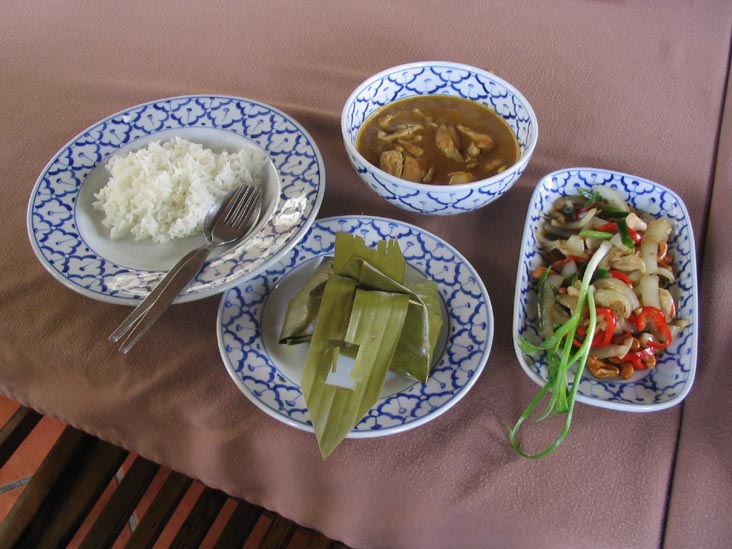 Dishes, Chiang Mai Thai Cookery School, Chiang Mai, Thailand
