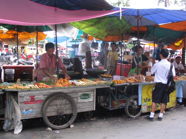 Food Cart, Market Area North of Chang Moi Road, Chiang Mai, Thailand