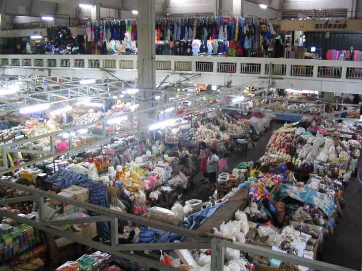 View from the Second Floor, Ton Lamyai Market, Chiang Mai, Thailand