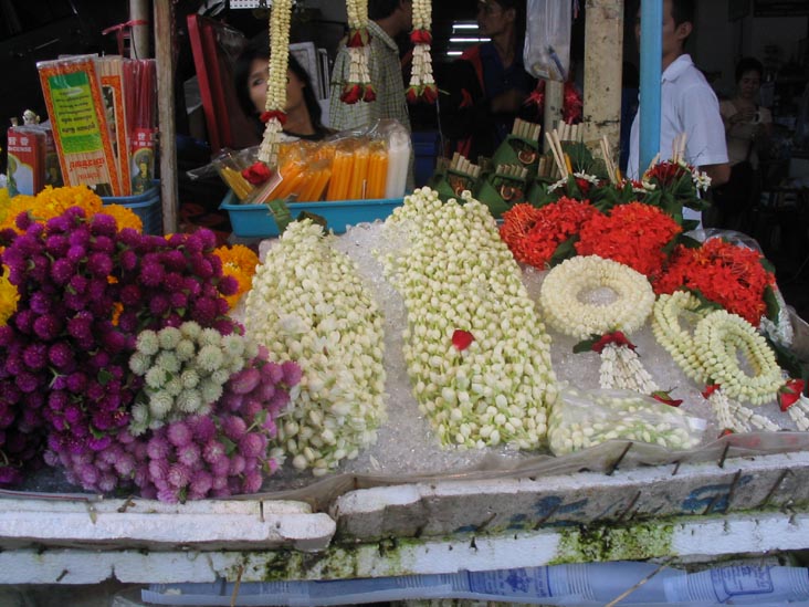 Flower Market Area, Ton Lamyai Market, Chiang Mai, Thailand