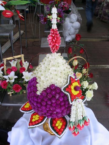 Flower Market Area, Ton Lamyai Market, Chiang Mai, Thailand