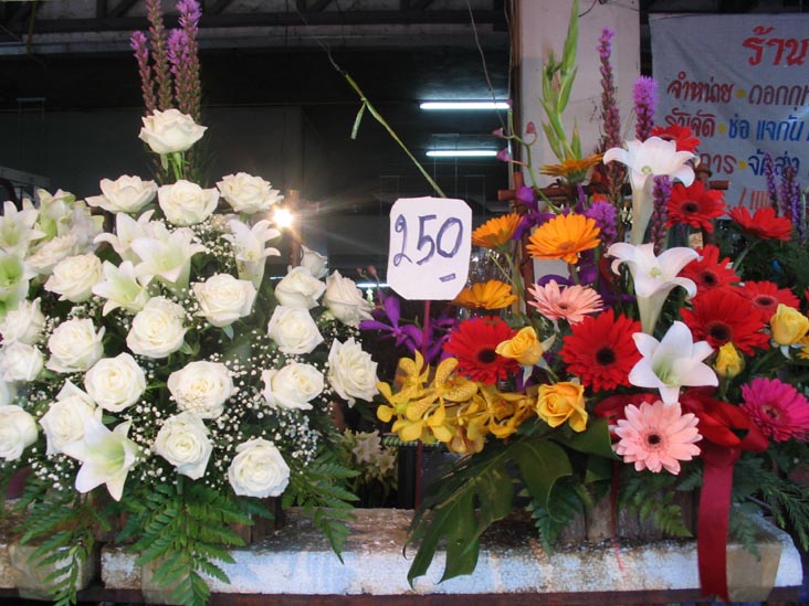 Bouquets, Flower Market Area, Ton Lamyai Market, Chiang Mai, Thailand