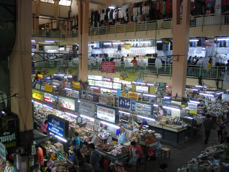 View from the Second Floor, Warorot Market, Chiang Mai, Thailand