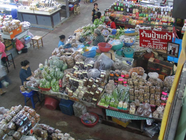 View from the Second Floor, Warorot Market, Chiang Mai, Thailand