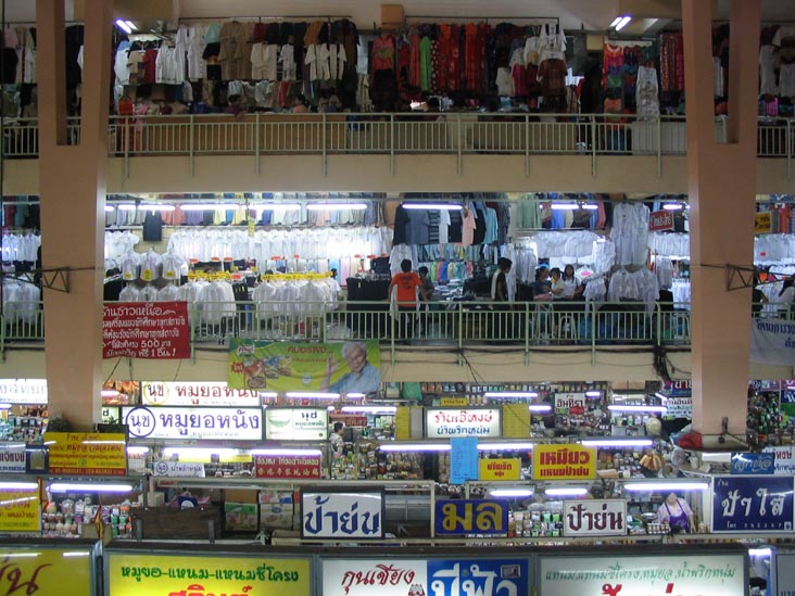 View from the Second Floor, Warorot Market, Chiang Mai, Thailand