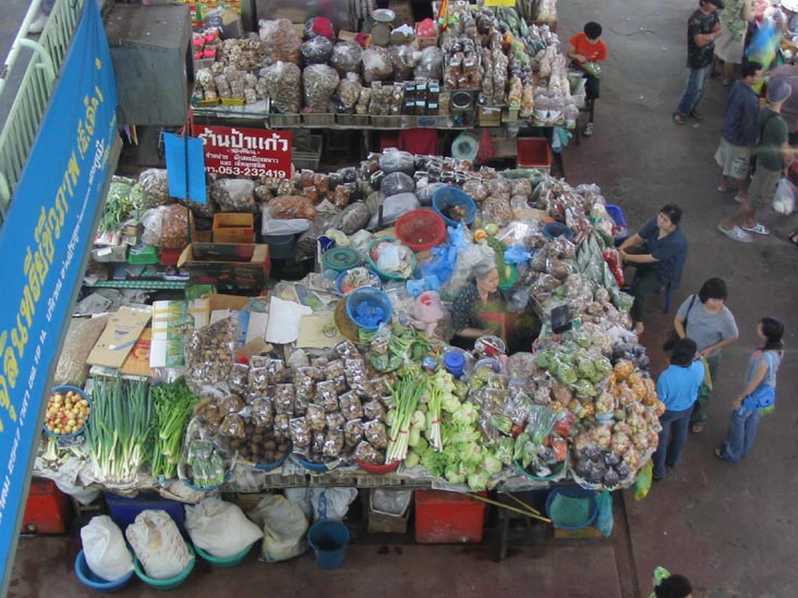 View from the Second Floor, Warorot Market, Chiang Mai, Thailand