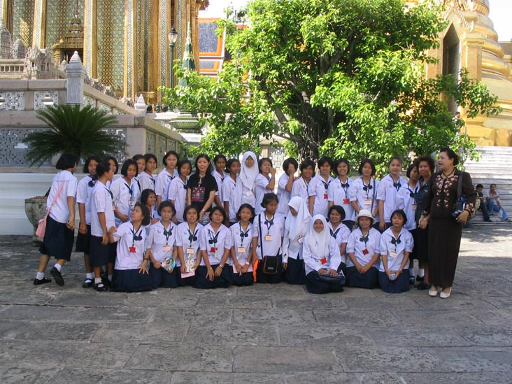 Class Picture, Wat Phra Kaeo, Bangkok