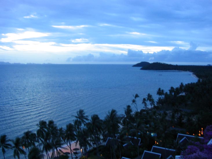 Dusk at Le Royal Meridien Baan Taling Ngam, Ko Samui, Thailand
