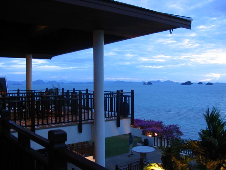 Dusk at Le Royal Meridien Baan Taling Ngam, Ko Samui, Thailand