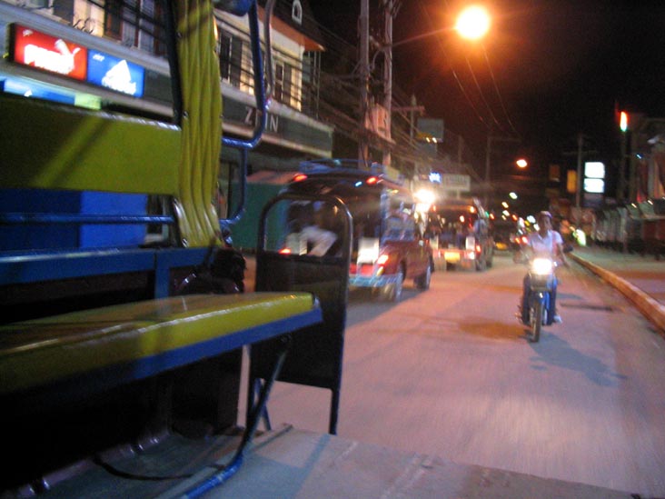 Songthaew Ride Down Chaweng Beach Road, Ko Samui, Thailand