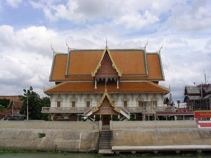 Wat Along the Chao Phraya River, Thailand