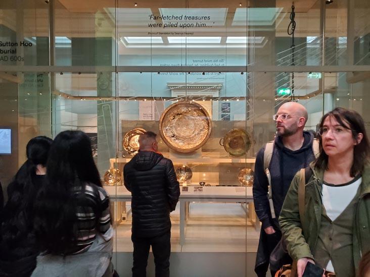 Sutton Hoo Artifacts, British Museum, London, England, April 13, 2023