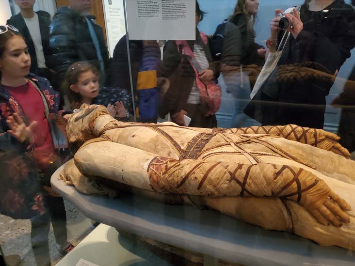 Mummies, British Museum, London, England, April 13, 2023