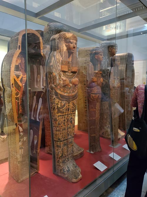 Mummies, British Museum, London, England, April 13, 2023