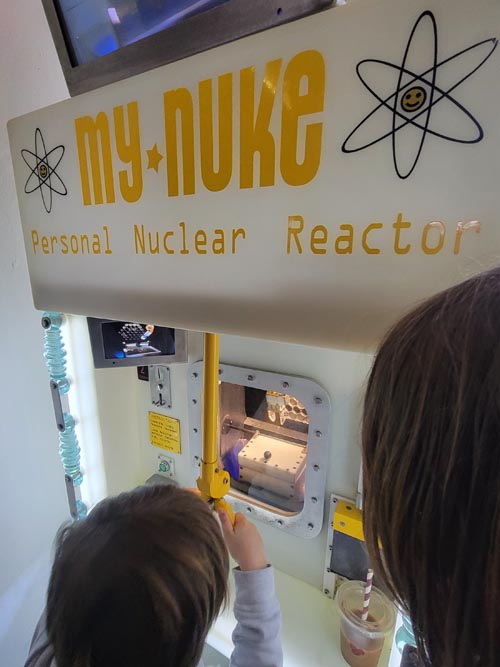 My Nuke Personal Nuclear Reactor Machine, Novelty Automation, Holborn, London, England, April 8, 2023
