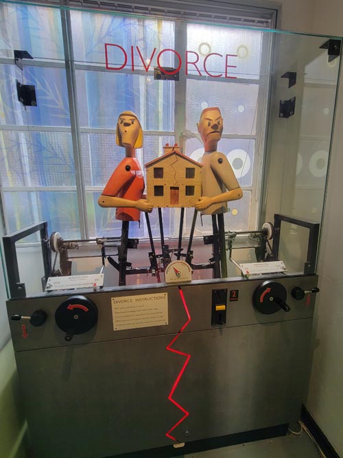 Divorce Machine, Novelty Automation, Holborn, London, England, April 8, 2023