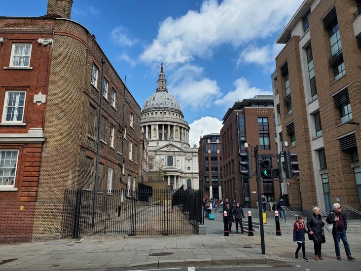 Peter's Hill, St Paul's Cathedral, City of London, London, England, April 11, 2023