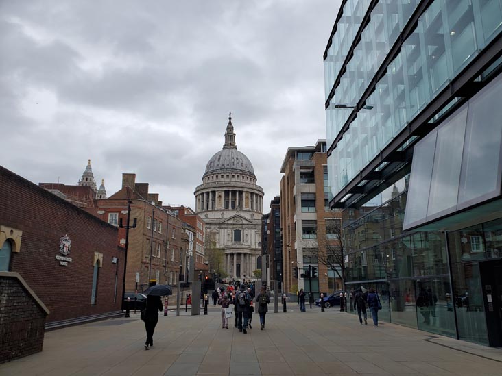 Peter's Hill, St Paul's Cathedral, City of London, London, England, April 11, 2023