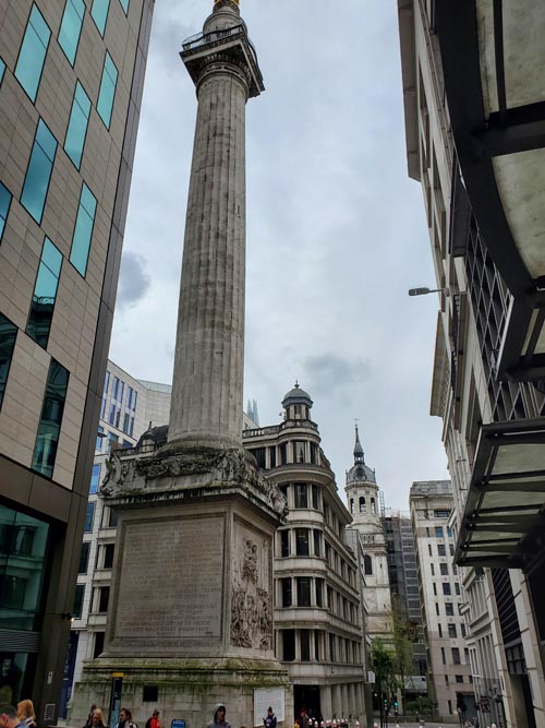 Monument to the Great Fire of London, City of London, London, England, April 16, 2023