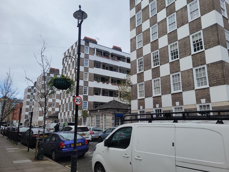 Grosvenor Estate Social Housing, Page Street, City of Westminster, London, England, April 12, 2023