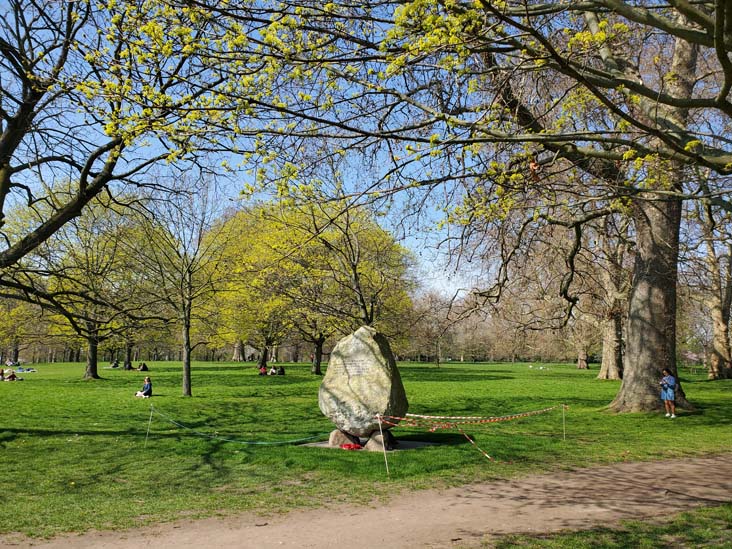 Norwegian War Memorial, Hyde Park, London, England, April 9, 2023