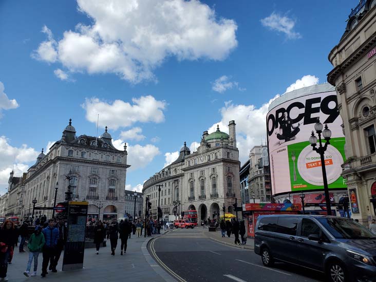 Piccadilly Circus, Westminster, London, England, April 13, 2023