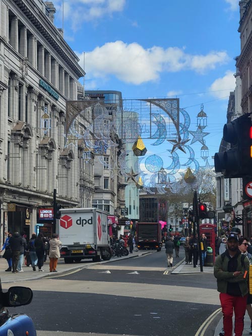Looking Down Coventry Street From Piccadilly Circus, Westminster, London, England, April 13, 2023