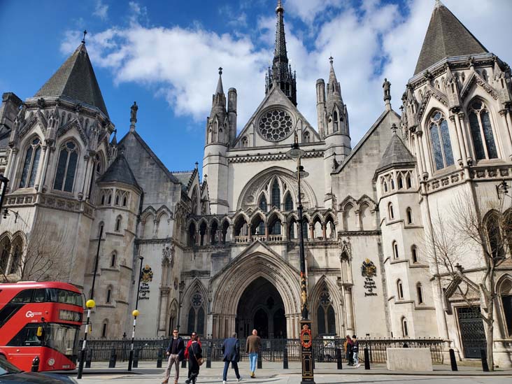 Royal Courts of Justice, Strand, City of Westminster, London, England, April 8, 2023