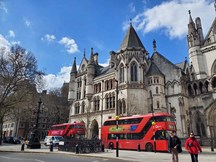 Royal Courts of Justice, Strand, City of Westminster, London, England, April 8, 2023