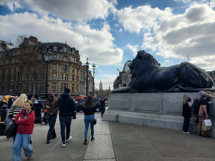 Trafalgar Square, Westminster, London, England, April 8, 2023