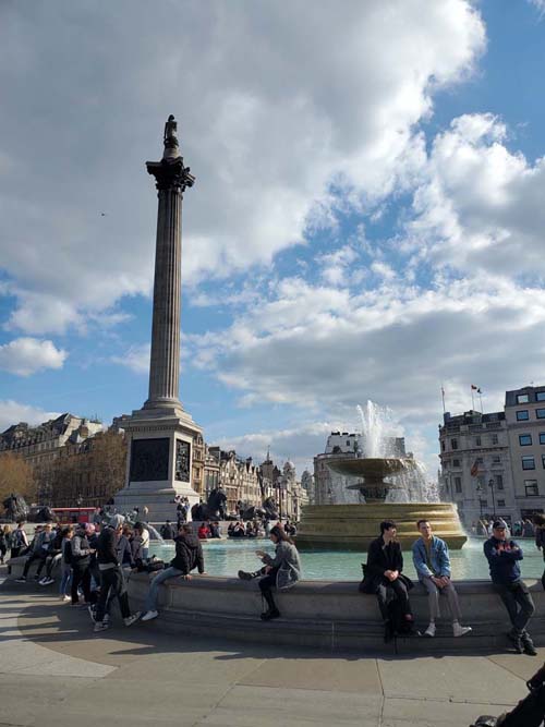 Trafalgar Square, City of Westminster, London, England, April 8, 2023
