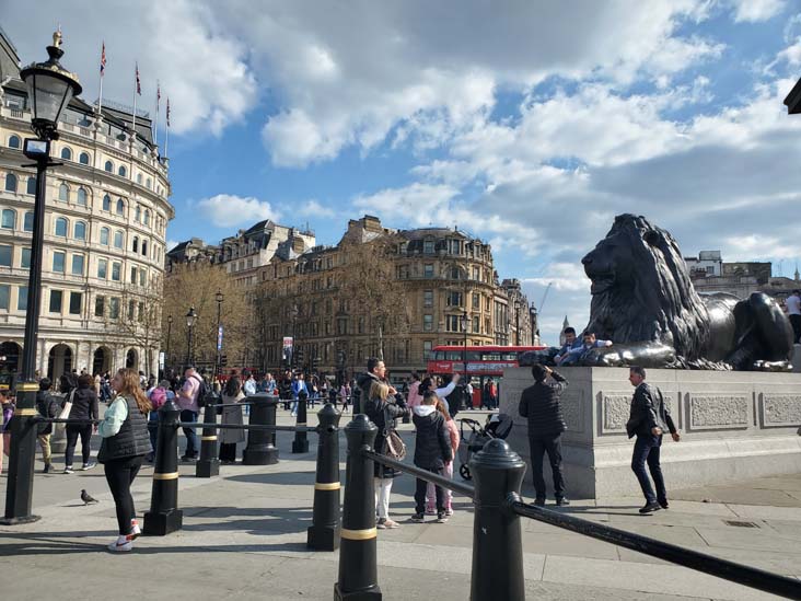 Trafalgar Square, Westminster, London, England, April 8, 2023