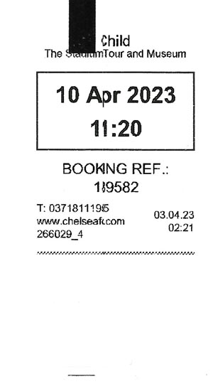 Stamford Bridge Stadium Tour and Museum Ticket, April 10, 2023