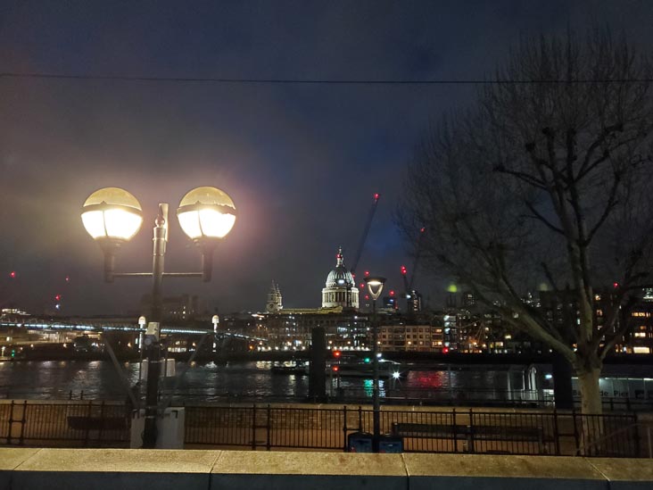 St. Paul's Cathedral From The Queen's Walk, Bankside, London, England, April 12, 2023