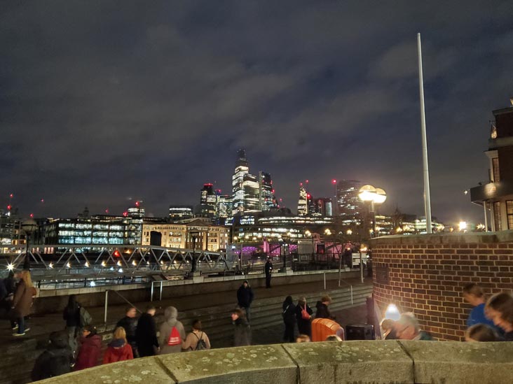 City of London From The Queen's Walk, Bankside, London, England, April 12, 2023