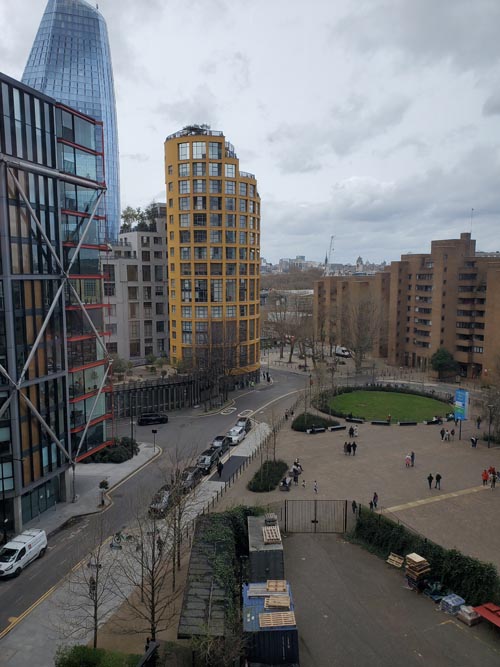 Looking Out Onto Holland Street From Tate Modern, Bankside, London, England, April 11, 2023