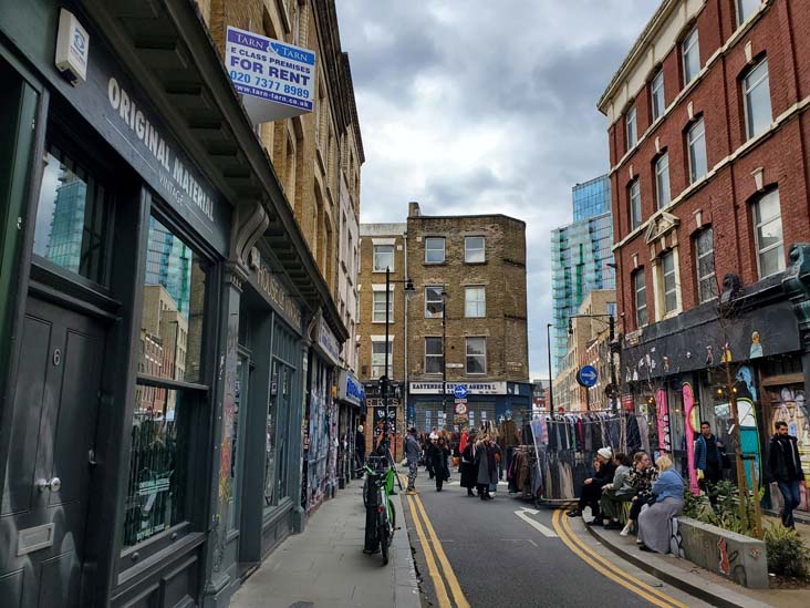 Cheshire Street Looking Toward Brick Lane, East End, London, England, April 16, 2023