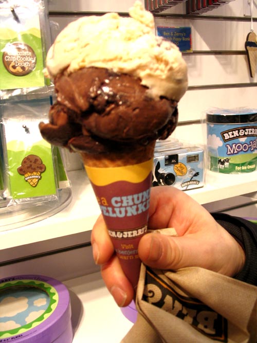 Ice Cream Cone, Ben & Jerry's Factory, Route 100, Waterbury, Vermont