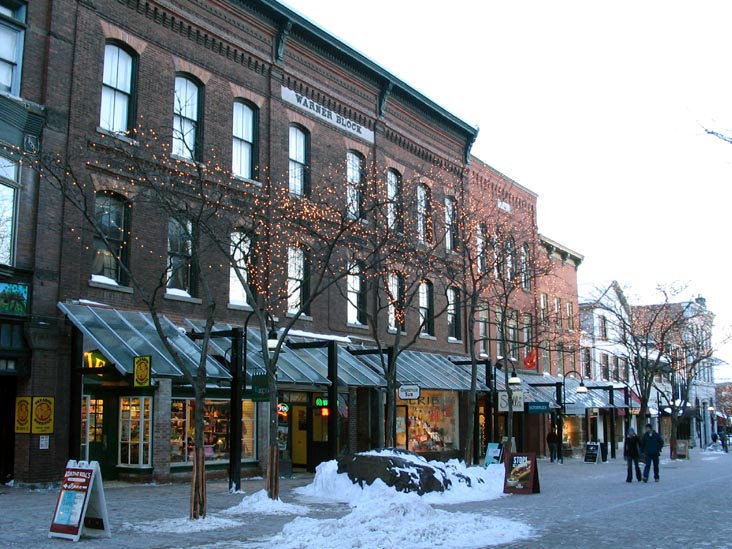 Church Street Marketplace, Burlington, Vermont