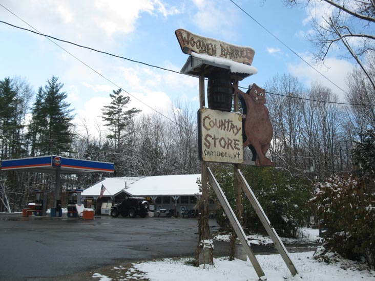 Wooden Barrel Country Store, 231 Chittenden Road, Chittenden, Vermont, October 30, 2011