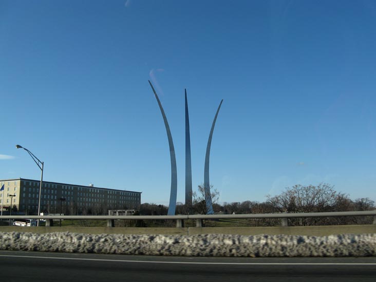 United States Air Force Memorial, Fort Myer, Arlington, Virginia, December 28, 2009